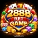 2888Bet Game mobile app showing slots, card games, and real cash rewards on a smartphone screen.