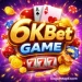 6KBet Game mobile app interface showing card games and slot machines.